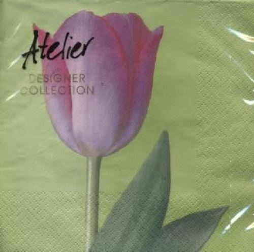 4 x Paper Napkins - La Belle Tulip - Ideal for Decoupage / Napkin Art