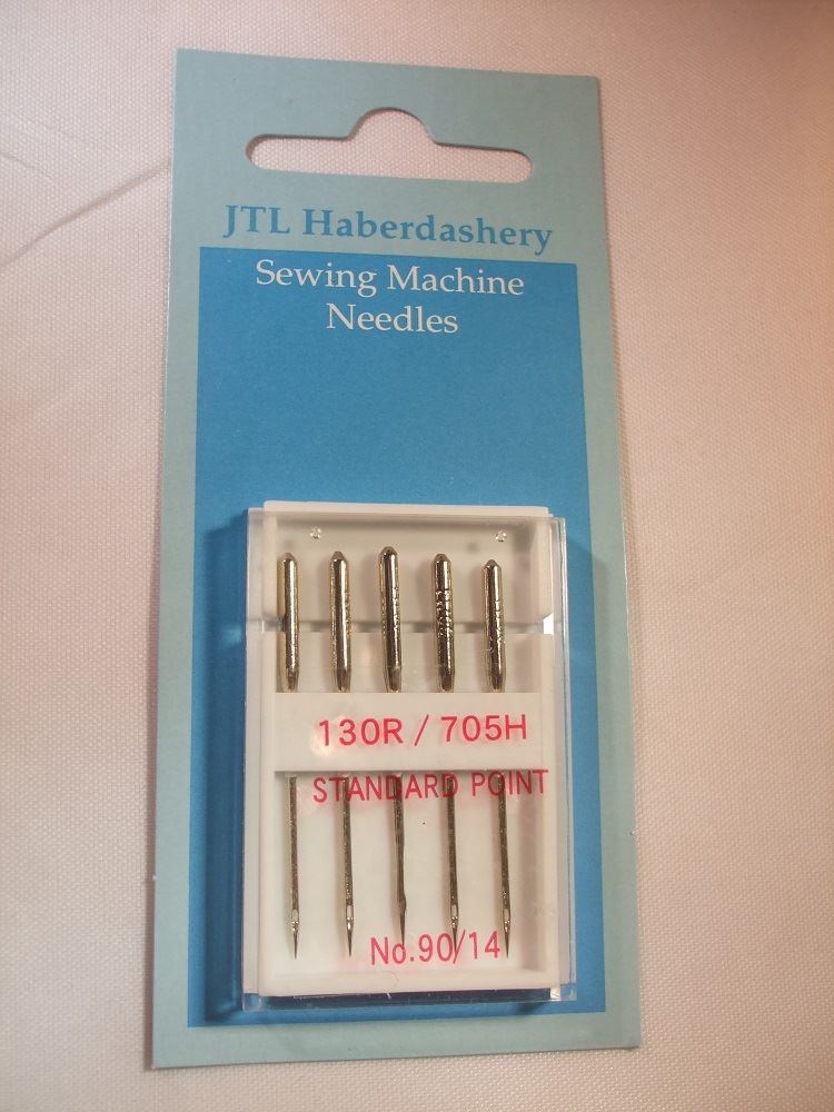 JTL Haberdashery Pack of 5 Sewing Machine Needles - Choice of Type