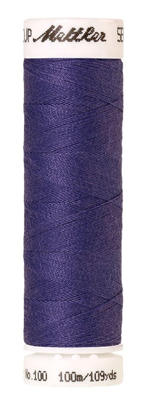 Mettler Seralon Universal 100m Sewing Thread Mostly Purples Blues