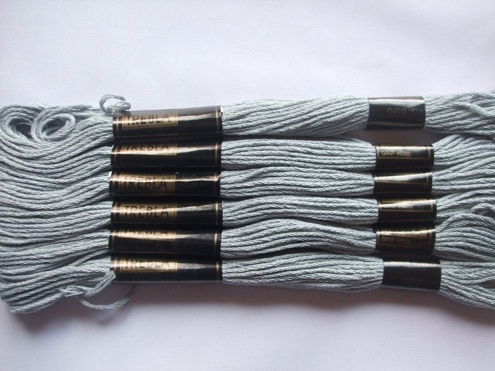 Trebla Embroidery Thread - 6 Skeins 8m each