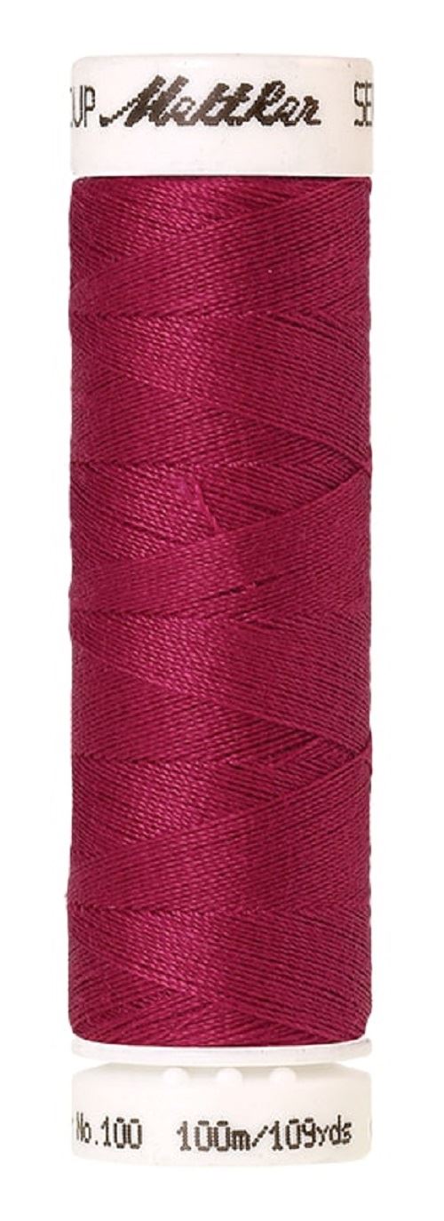 Mettler Seralon Universal 100m Sewing Thread Mostly Purples Pinks and Reds