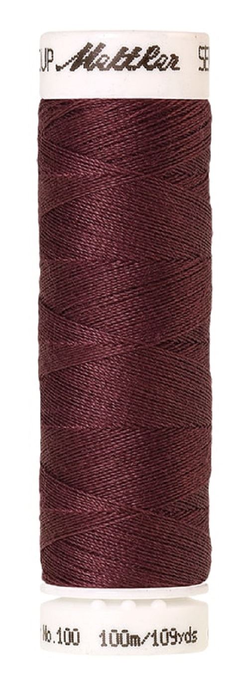 Mettler Seralon Universal 100m Sewing Thread Mostly Purples Pinks and Reds