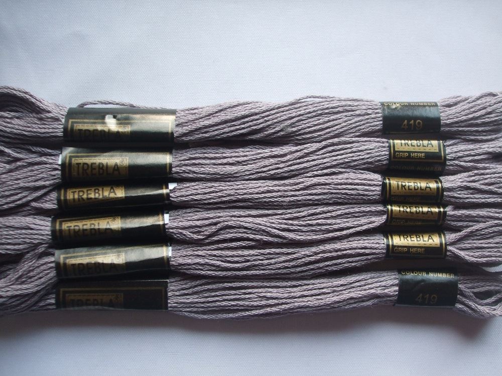 Trebla Embroidery Thread - 6 Skeins 8m each