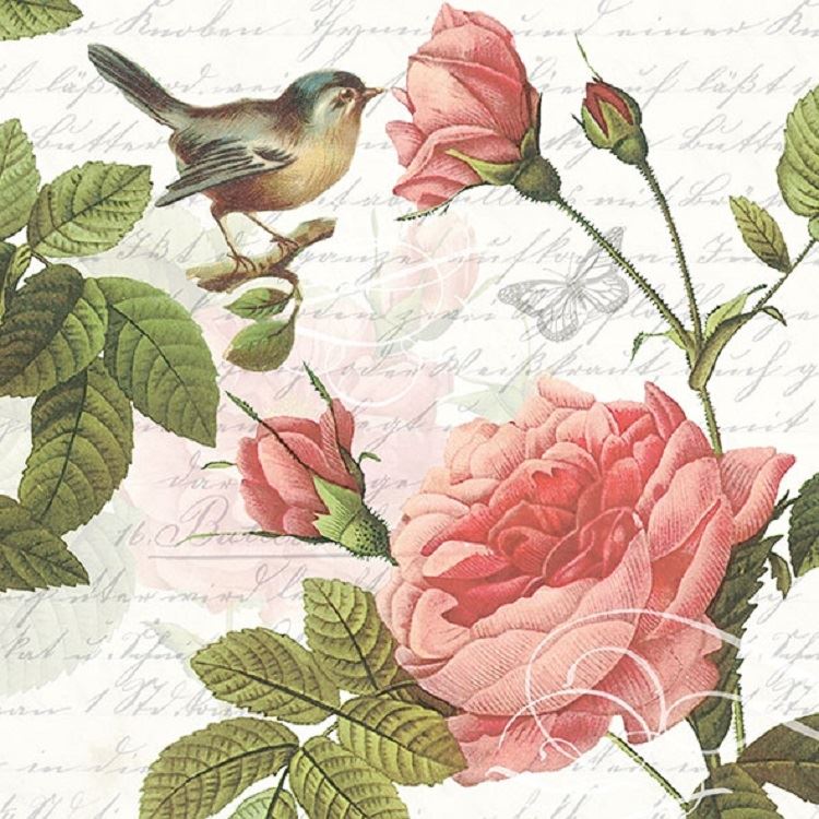 4 x Paper Napkins - Sophie - Ideal for Decoupage / Napkin Art