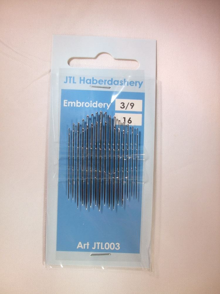 JTL Haberdashery Hand Sewing Needles - Choice of Type