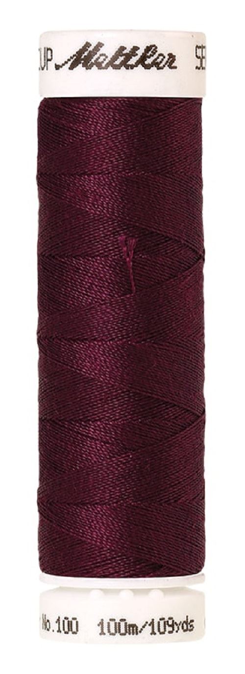 Mettler Seralon Universal 100m Sewing Thread Mostly Purples Pinks and Reds