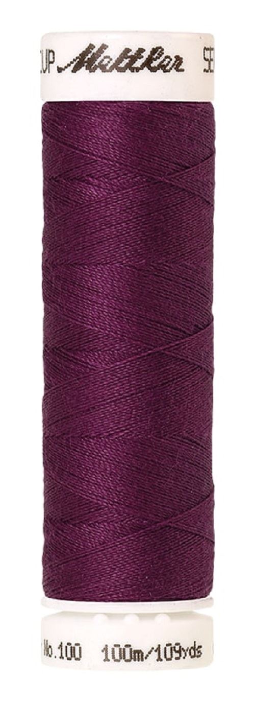 Mettler Seralon Universal 100m Sewing Thread Mostly Purples Pinks and Reds