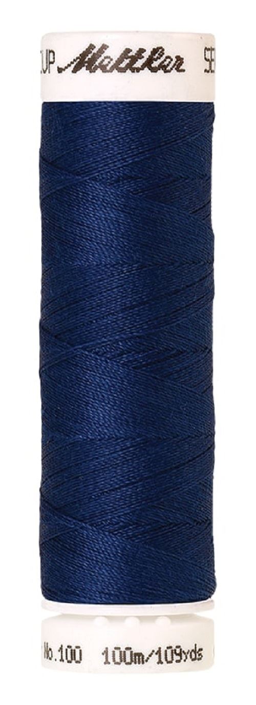 Mettler Seralon Universal 100m Sewing Thread Mostly Purples Blues