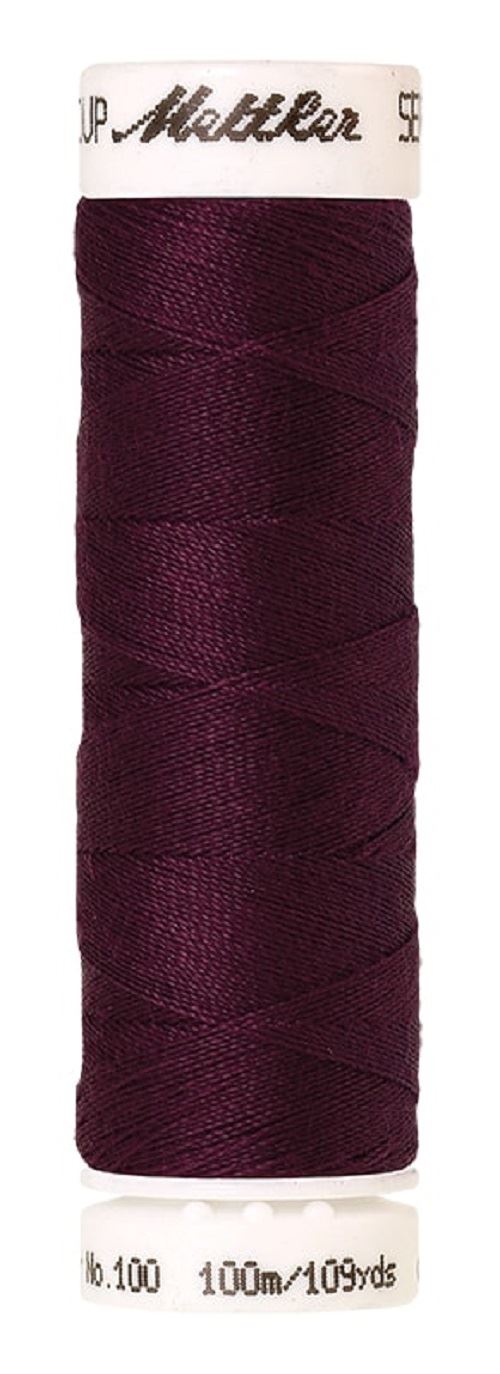 Mettler Seralon Universal 100m Sewing Thread Mostly Purples Pinks and Reds