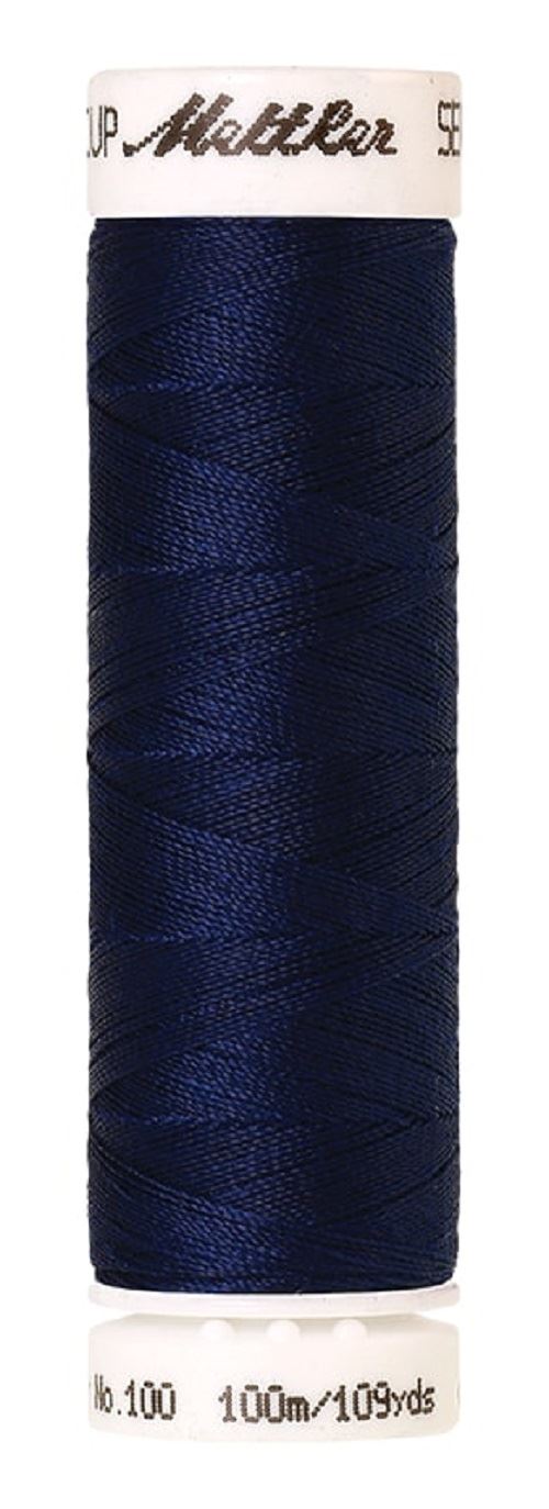 Mettler Seralon Universal 100m Sewing Thread Mostly Purples Blues