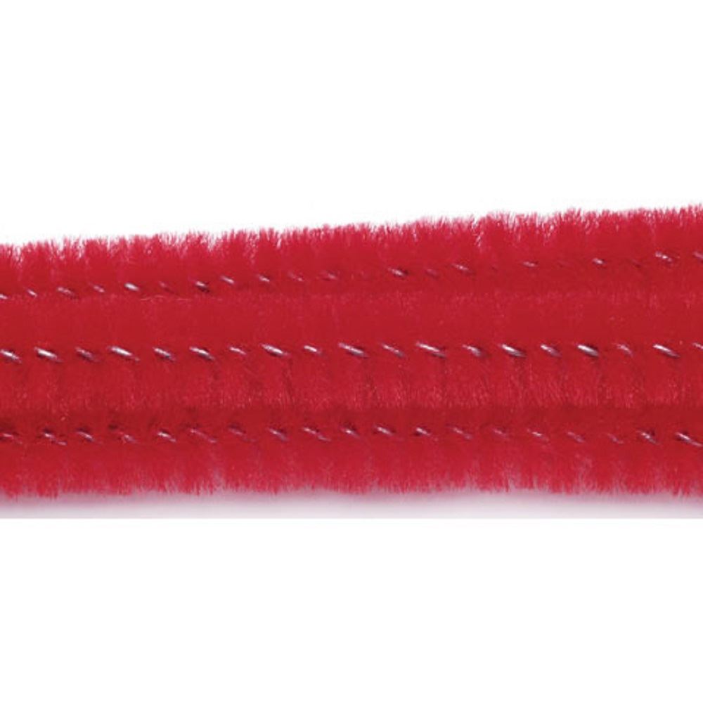 100 x 12" / 30cm Long Chenille Stems / Pipe Cleaners - 6mm Thick - Choice of Colours