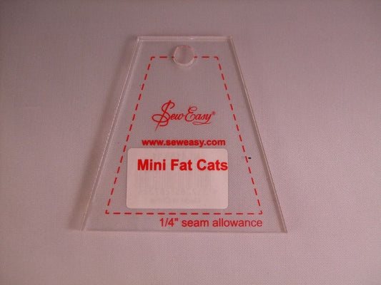 Sew Easy Mini Template - Mini Fat Cats - NL4153.11 - Sewing Quilting Patchwork