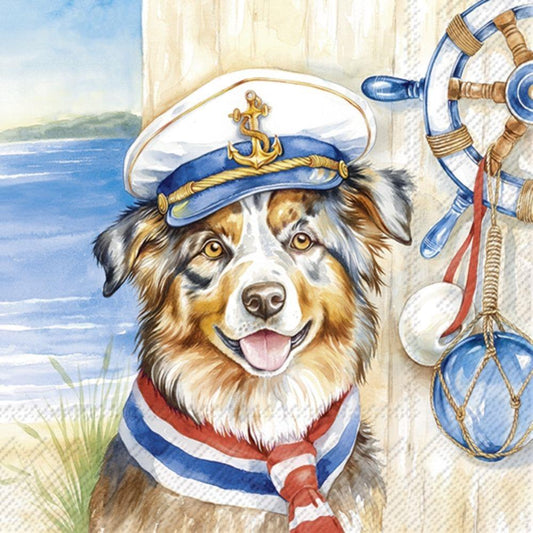 4 x Paper Napkins - Captain Jack - Ideal for Decoupage / Napkin Art