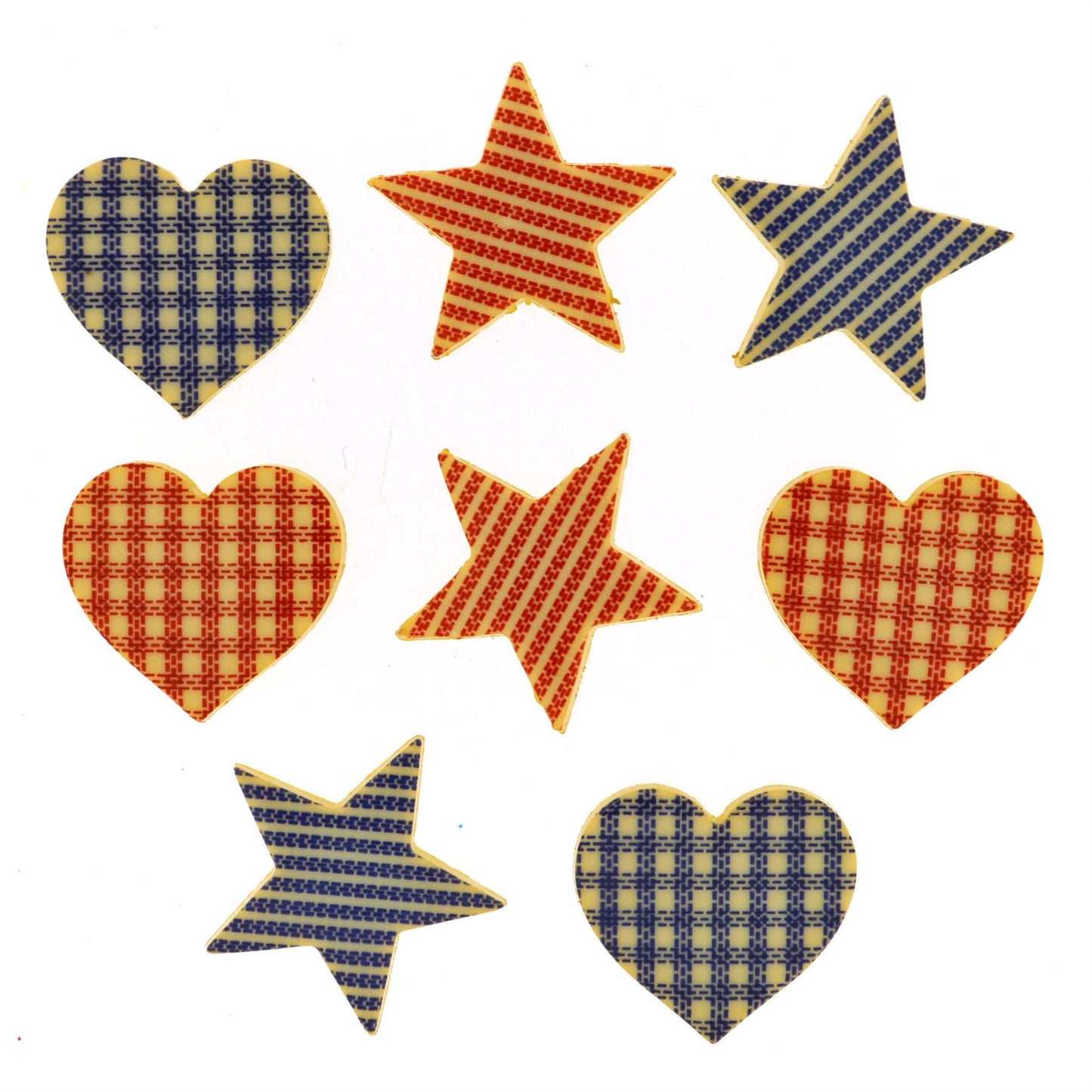 Heart of The Home - Heart & Star Shaped Novelty Craft Buttons / Embellishments by Dress It Up