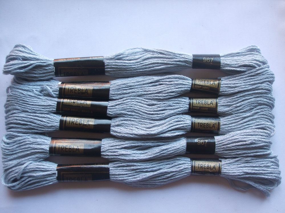 Trebla Embroidery Thread - 6 Skeins 8m each