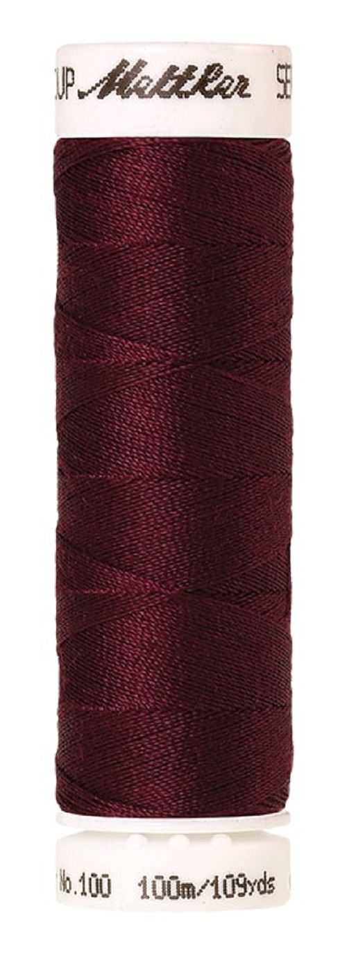 Mettler Seralon Universal 100m Sewing Thread Mostly Purples Pinks and Reds