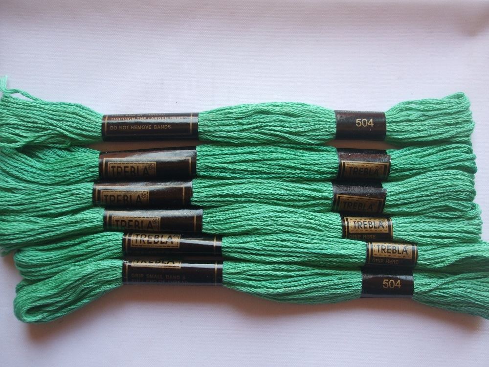 Trebla Embroidery Thread - 6 Skeins 8m each