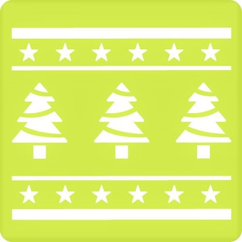 Avenue Mandarine Creative Christmas Stencils, Set of 6