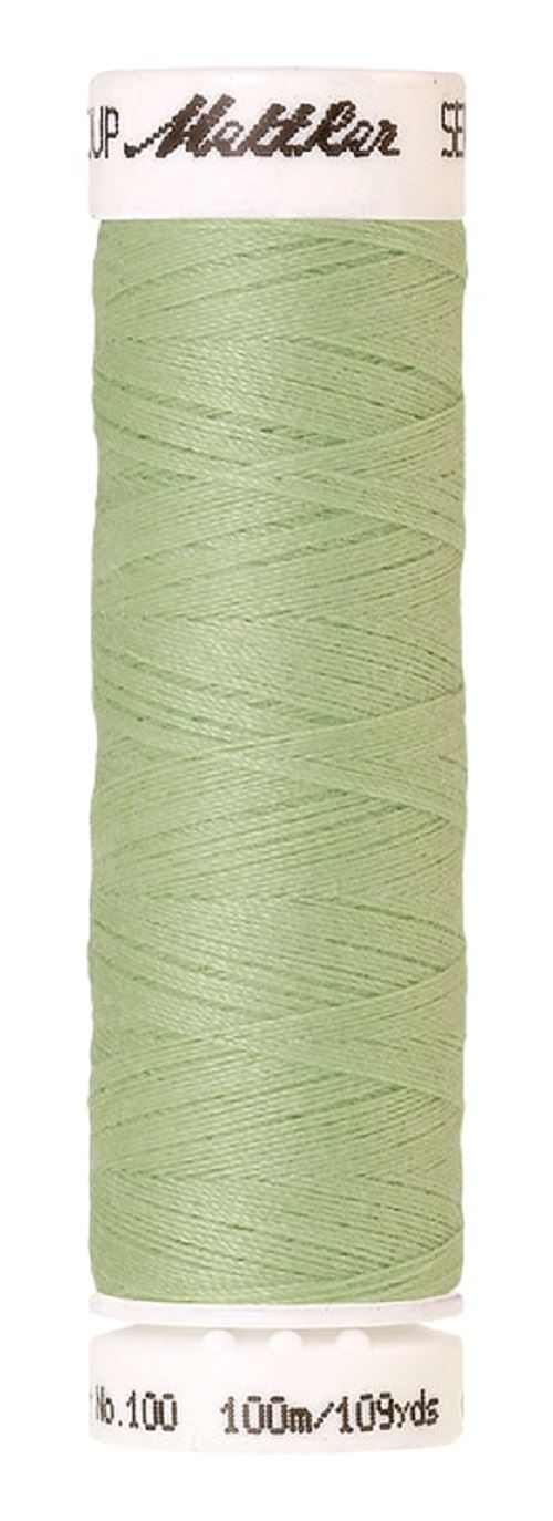 Mettler Seralon Universal 100m Sewing Thread Mostly Greens