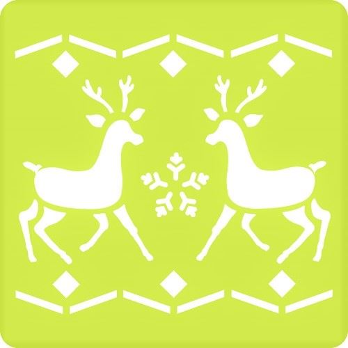 Avenue Mandarine Creative Christmas Stencils, Set of 6