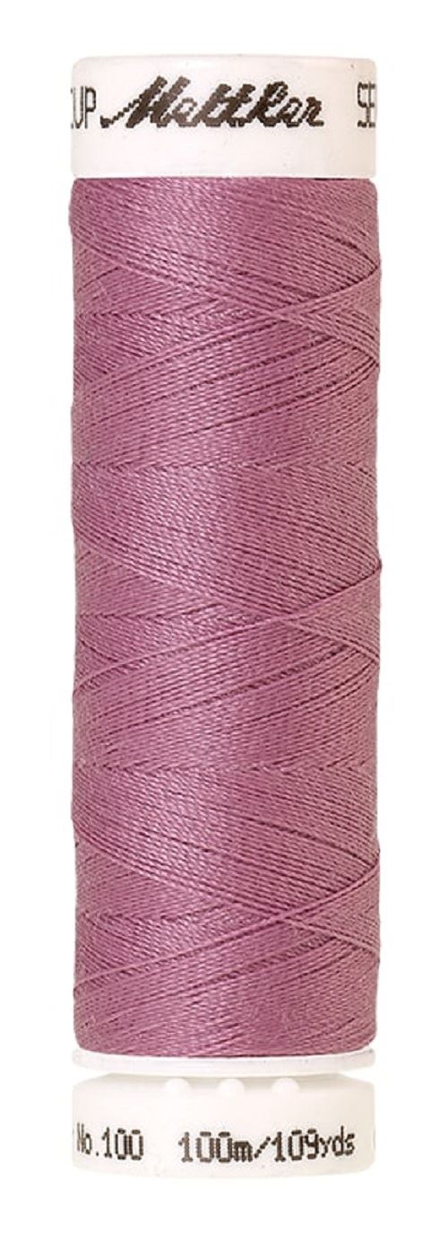 Mettler Seralon Universal 100m Sewing Thread Mostly Purples Pinks and Reds