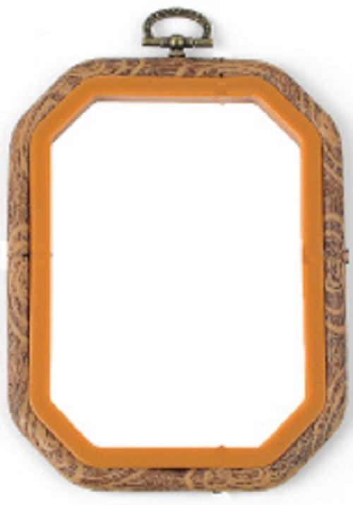 Octagonal Flexi Hoop Approx 4" x 5" (10cm x 12.5cm)