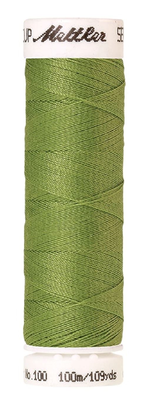 Mettler Seralon Universal 100m Sewing Thread Mostly Greens