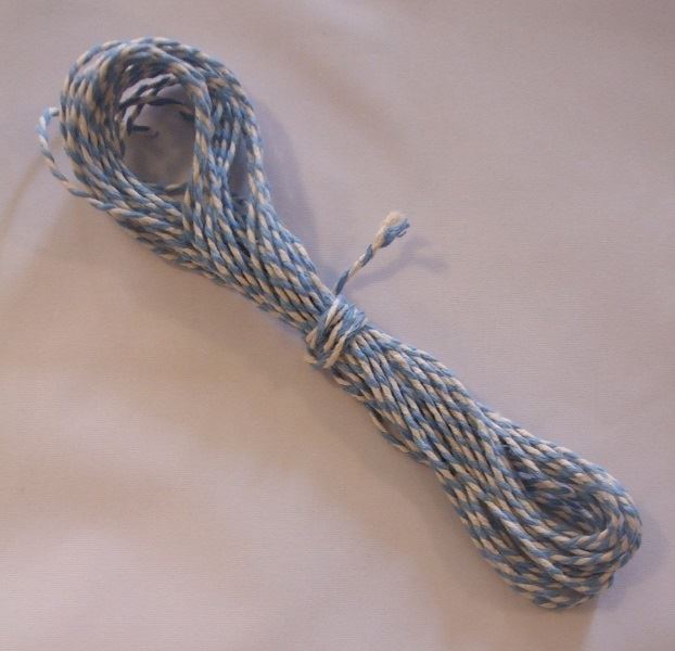 10m of Candy Striped Bakers Twine - Large Range of Colours