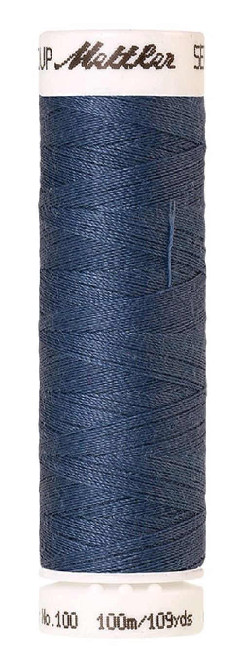 Mettler Seralon Universal 100m Sewing Thread Mostly Purples Blues