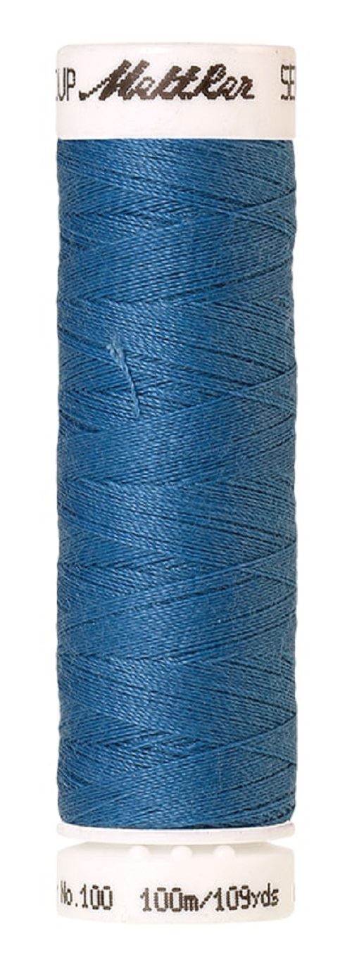 Mettler Seralon Universal 100m Sewing Thread Mostly Purples Blues