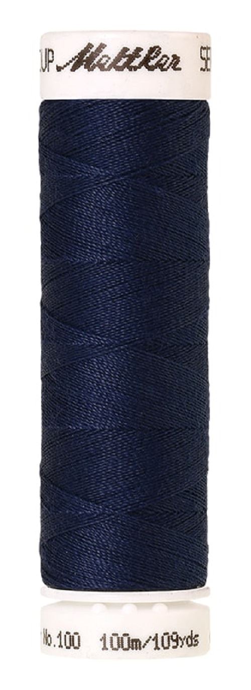 Mettler Seralon Universal 100m Sewing Thread Mostly Purples Blues