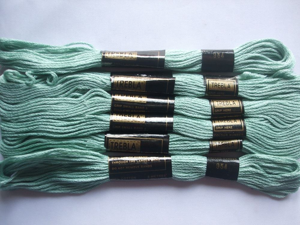 Trebla Embroidery Thread - 6 Skeins 8m each