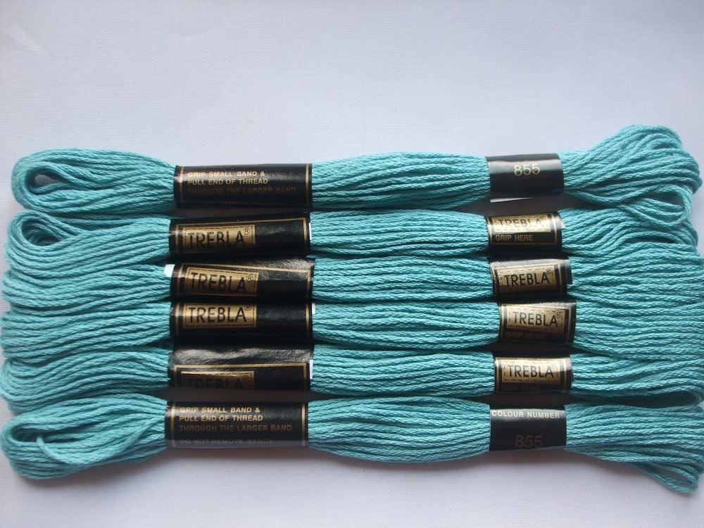 Trebla Embroidery Thread - 6 Skeins 8m each