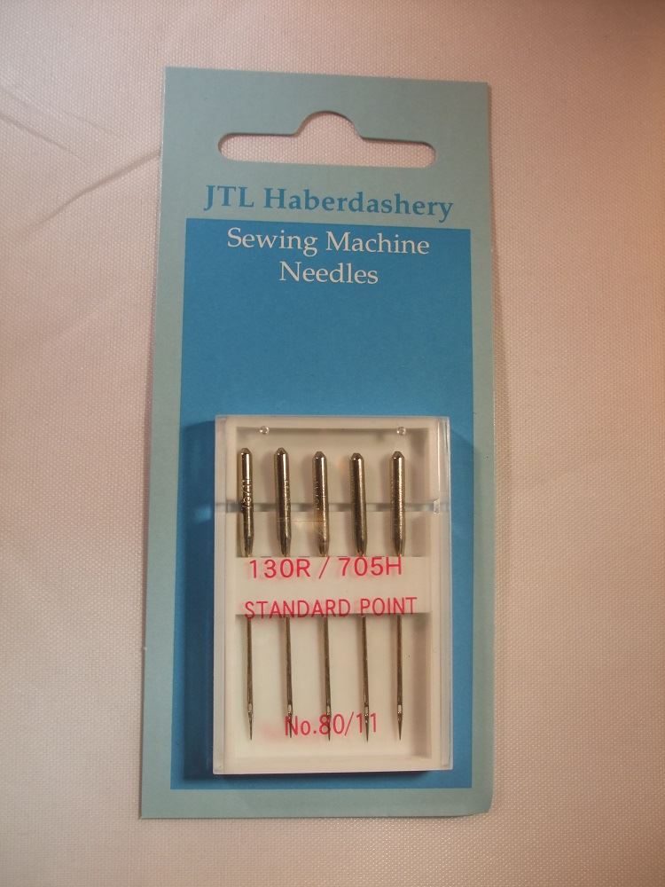 JTL Haberdashery Pack of 5 Sewing Machine Needles - Choice of Type