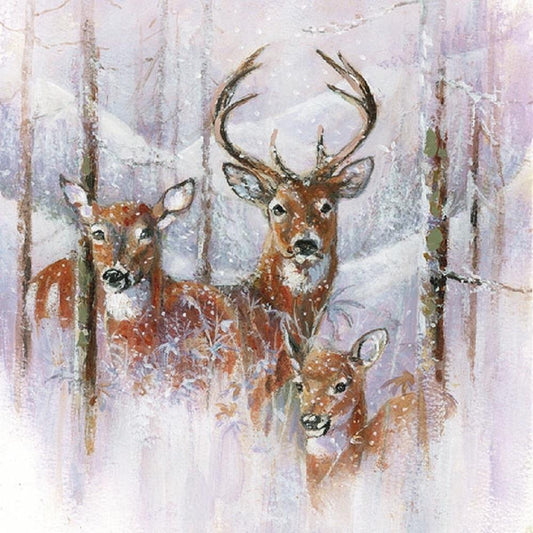 4 x Paper Napkins - Wilderness Stag - Ideal for Decoupage / Napkin Art