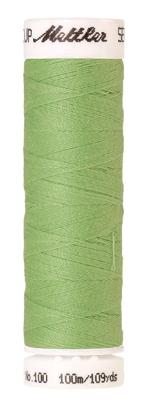 Mettler Seralon Universal 100m Sewing Thread Mostly Greens