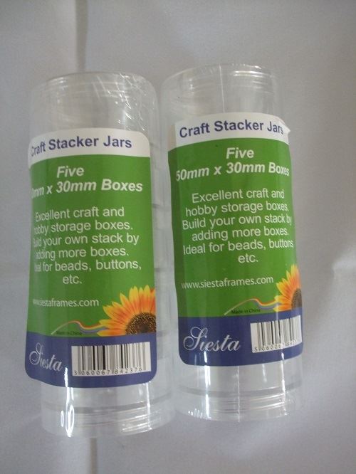 Siesta Stackable Pots x 2 - 50mm Diameter x 5 Pots