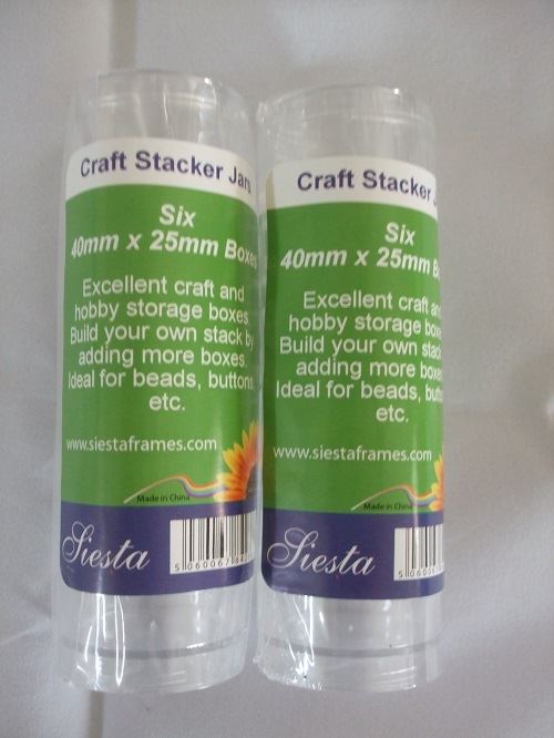 Siesta Stackable Pots x 2 - 40mm Diameter x 6 Pots