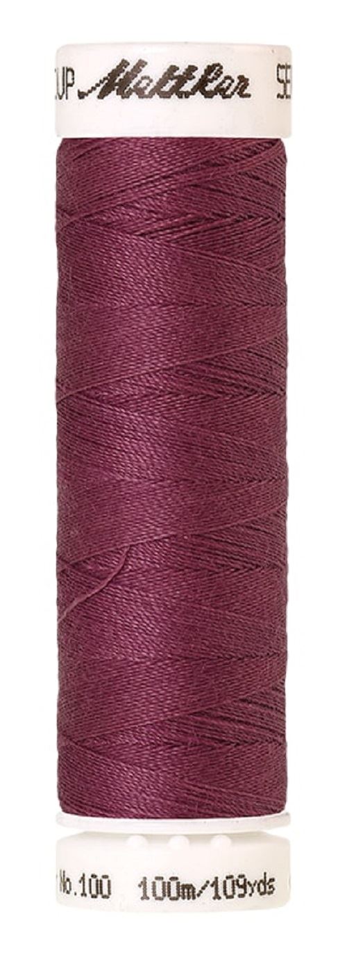 Mettler Seralon Universal 100m Sewing Thread Mostly Purples Pinks and Reds