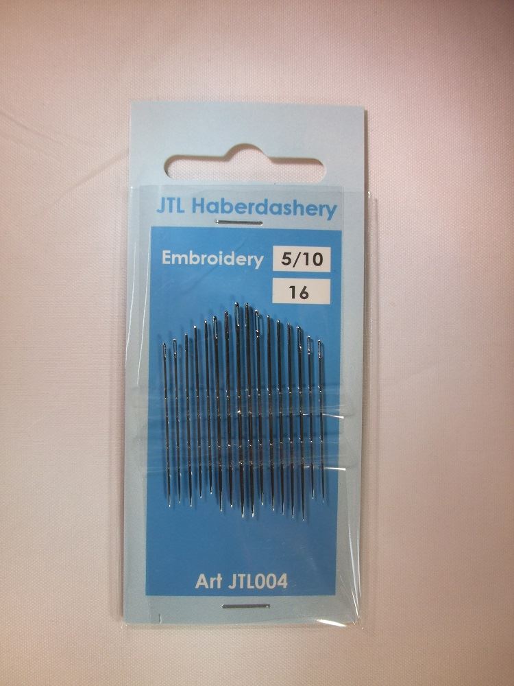 JTL Haberdashery Hand Sewing Needles - Choice of Type