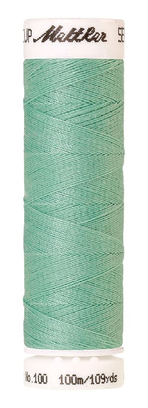 Mettler Seralon Universal 100m Sewing Thread Mostly Greens