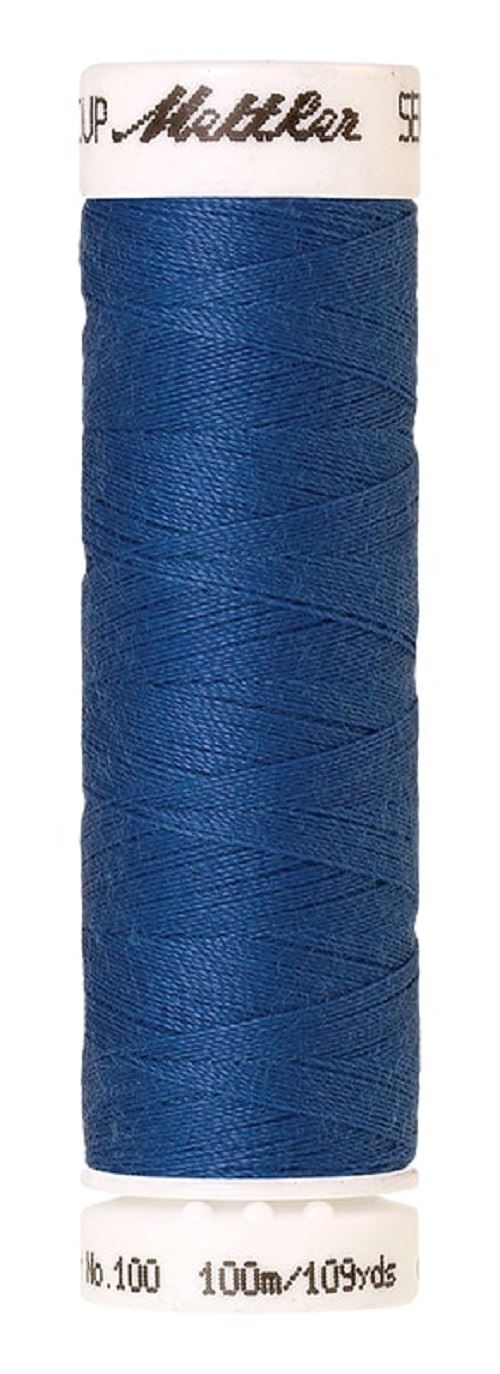 Mettler Seralon Universal 100m Sewing Thread Mostly Purples Blues