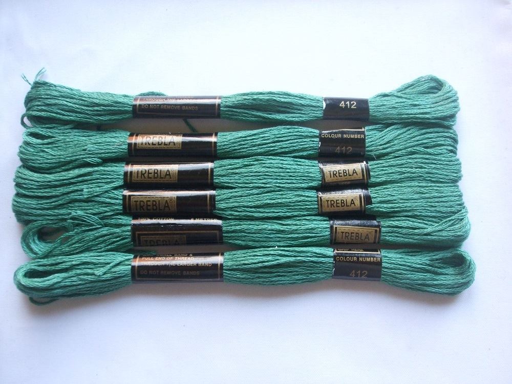 Trebla Embroidery Thread - 6 Skeins 8m each