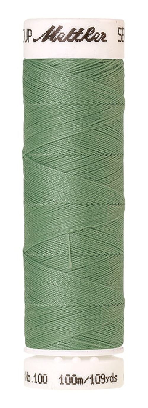 Mettler Seralon Universal 100m Sewing Thread Mostly Greens