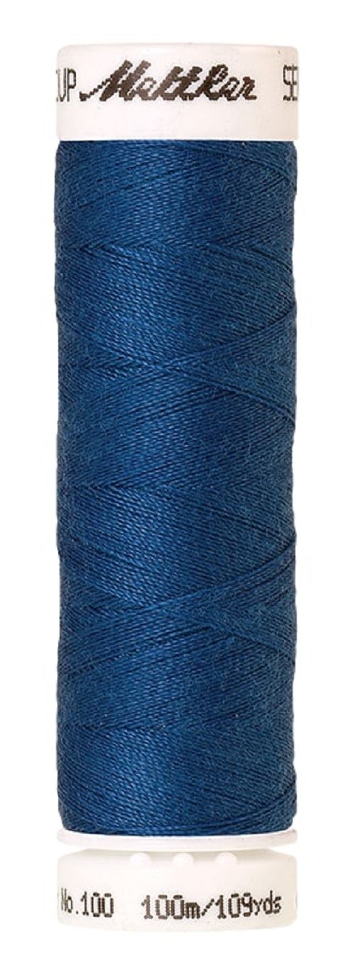 Mettler Seralon Universal 100m Sewing Thread Mostly Purples Blues