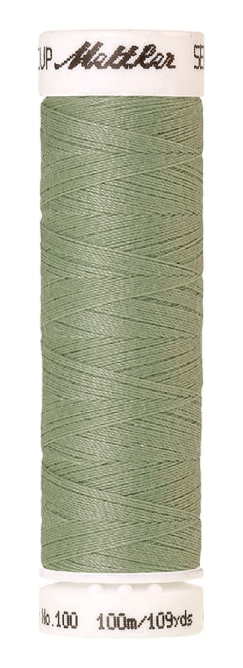 Mettler Seralon Universal 100m Sewing Thread Mostly Greens