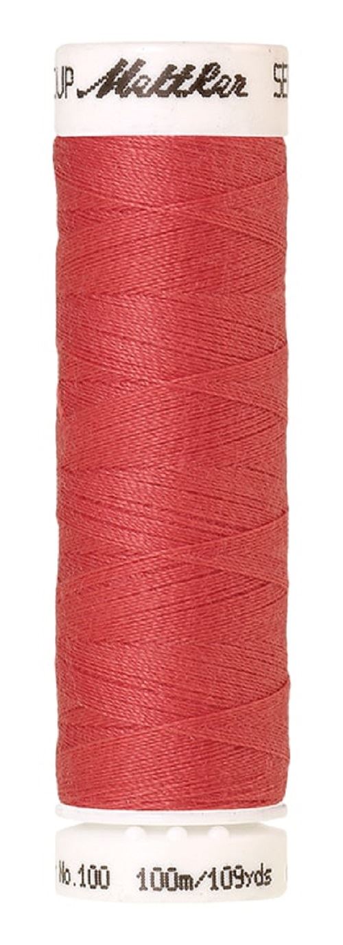 Mettler Seralon Universal 100m Sewing Thread Mostly Purples Pinks and Reds