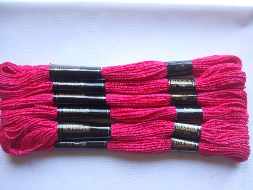 Trebla Embroidery Thread - 6 Skeins 8m each