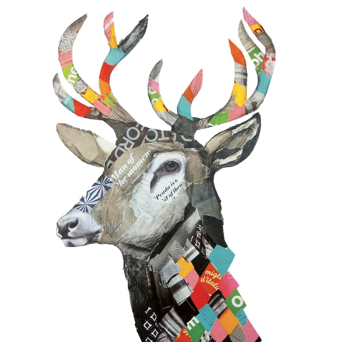 4 x Paper Napkins -Regalia Deer - Ideal for Decoupage / Napkin Art