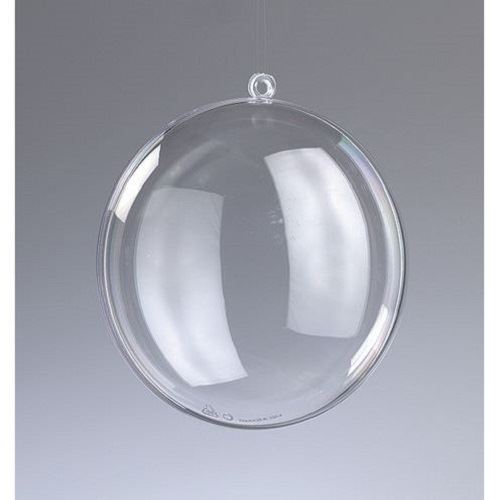 Clear Plastic Shapes - Choice of Sizes/Designs - Great for Making Christmas Decorations & Baubles